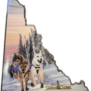 Yukon And Dog Musher Twilight 2023 Sticker