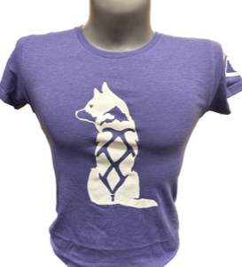 Yukon Built Sitting Dog Ladies T-Shirt