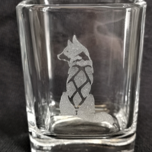 Sitting Dog Shot Glass
