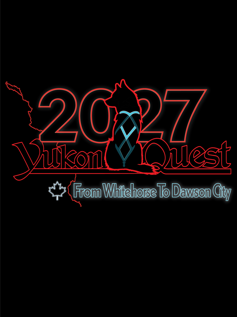 2027 Yukon Quest poster art by Cud Eastbound