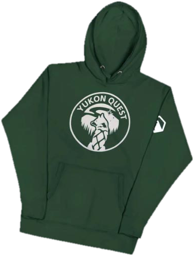Green Yukon Quest hoodie